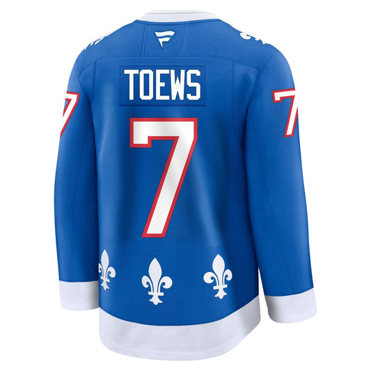 Devon Toews Colorado Avalanche Fanatics Alternate Premium Jersey