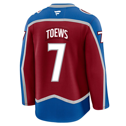 Devon Toews Colorado Avalanche Fanatics Premium Home Jersey