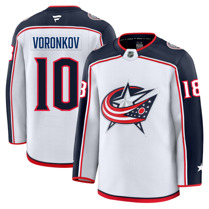 Dmitri Voronkov Columbus Blue Jackets Fanatics Premium Away Jersey