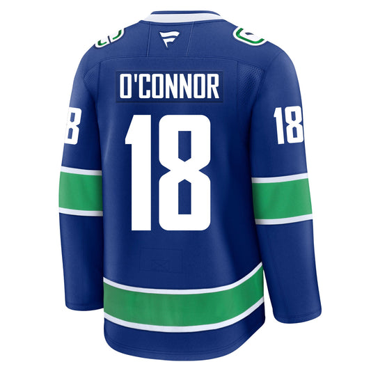 Drew O'Connor Vancouver Canucks Fanatics Premium Home Jersey