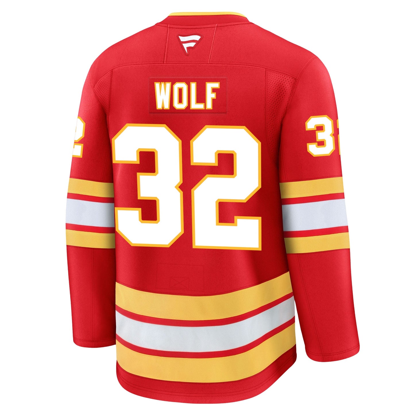 Dustin Wolf Calgary Flames Fanatics Premium Home Jersey