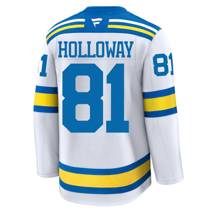 Dylan Holloway St Louis Blues Fanatics Away Premium Jersey
