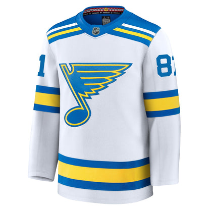 Dylan Holloway St Louis Blues Fanatics Away Premium Jersey