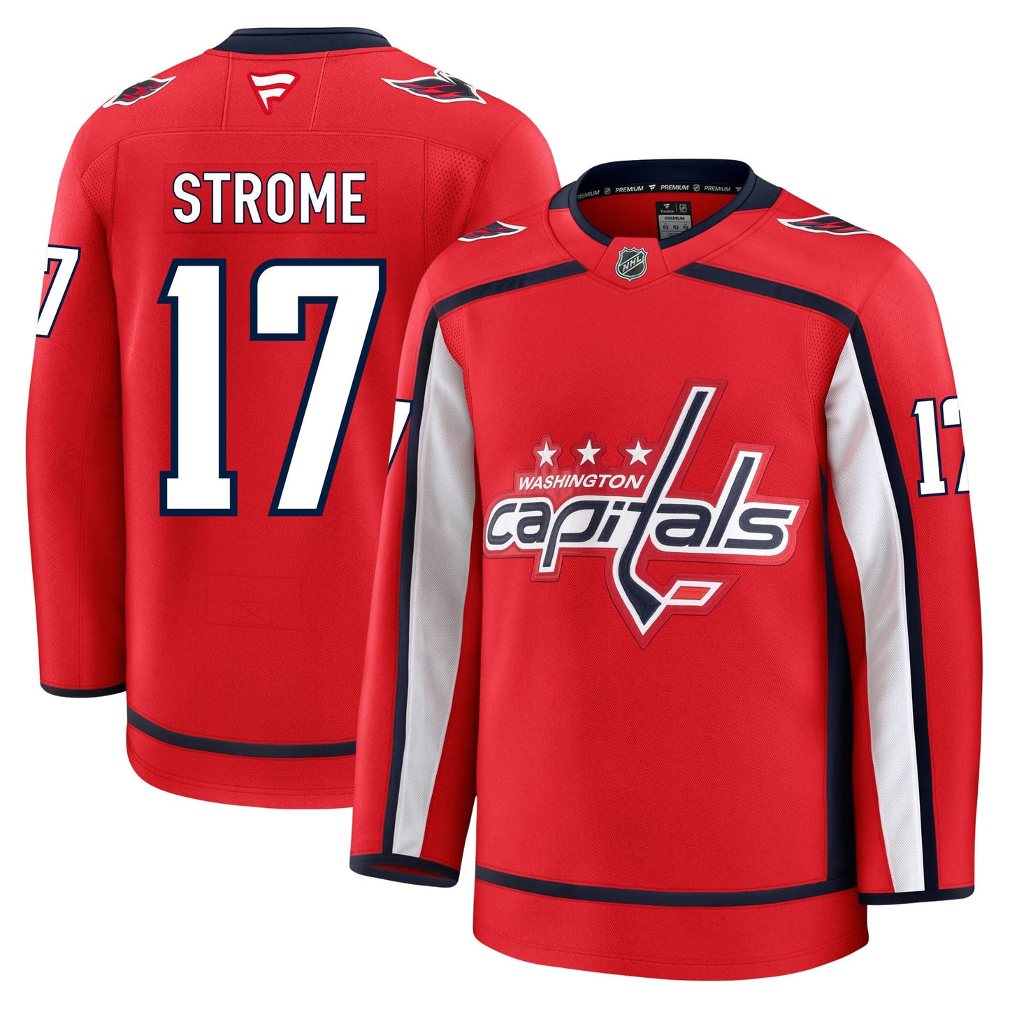 Dylan Strome Washington Capitals Fanatics Premium Home Jersey