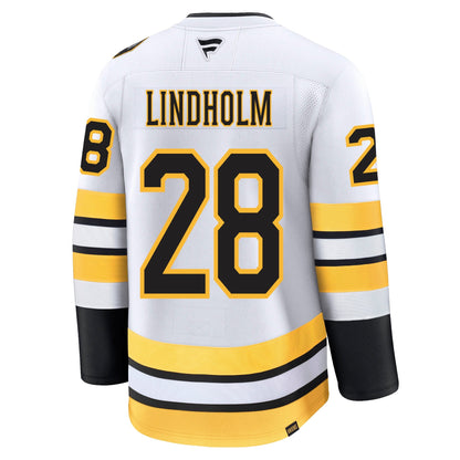 Elias Lindholm Boston Bruins Fanatics Away Premium Jersey