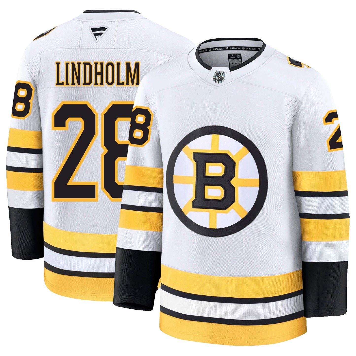 Elias Lindholm Boston Bruins Fanatics Away Premium Jersey