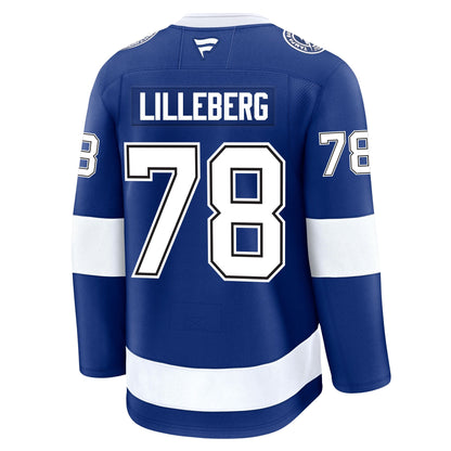 Emil Lilleberg Tampa Bay Lightning Fanatics Premium Home Jersey