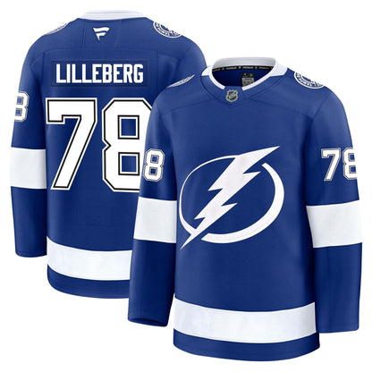 Emil Lilleberg Tampa Bay Lightning Fanatics Premium Home Jersey