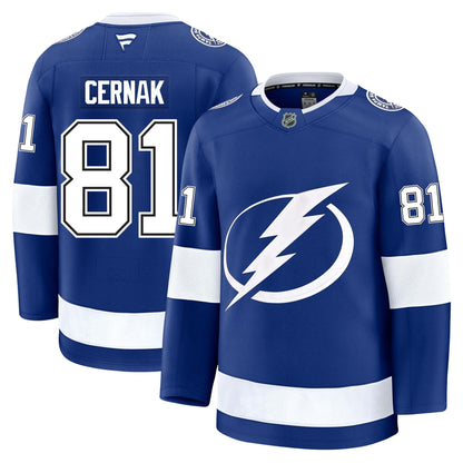 Erik Cernak Tampa Bay Lightning Fanatics Premium Home Jersey