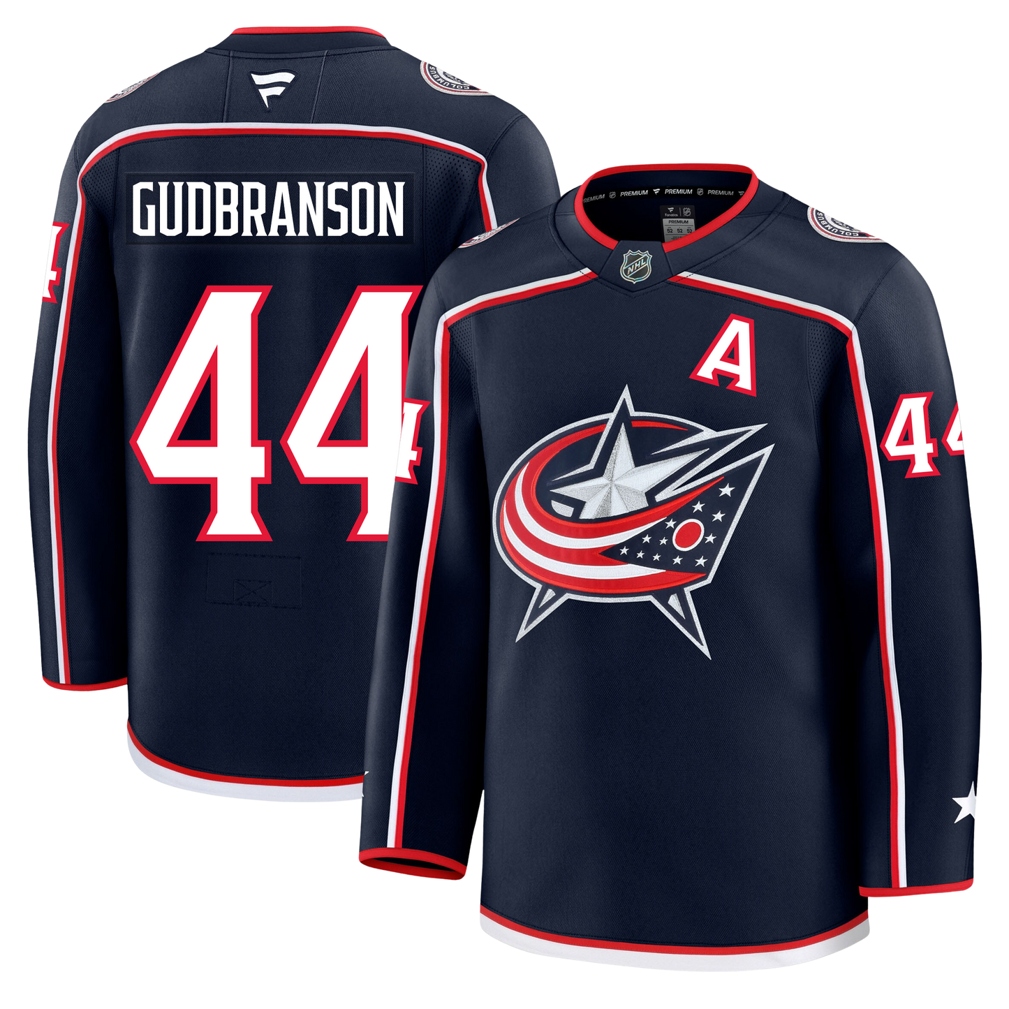 Erik Gudbranson Columbus Blue Jackets Fanatics Premium Home Jersey