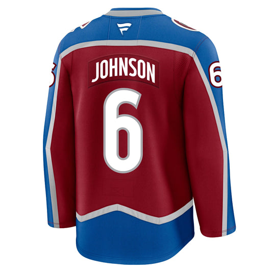 Erik Johnson Colorado Avalanche Fanatics Premium Home Jersey