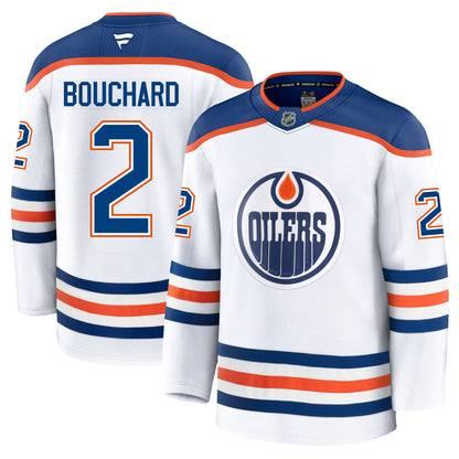 Evan Bouchard Edmonton Oilers Fanatics Premium Away Jersey