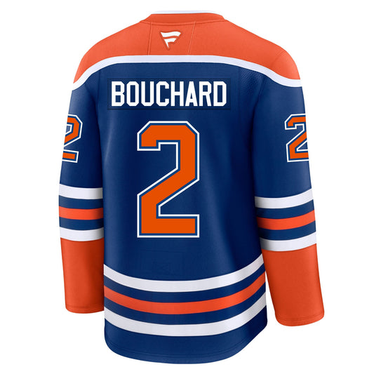 Evan Bouchard Edmonton Oilers Fanatics Premium Home Jersey
