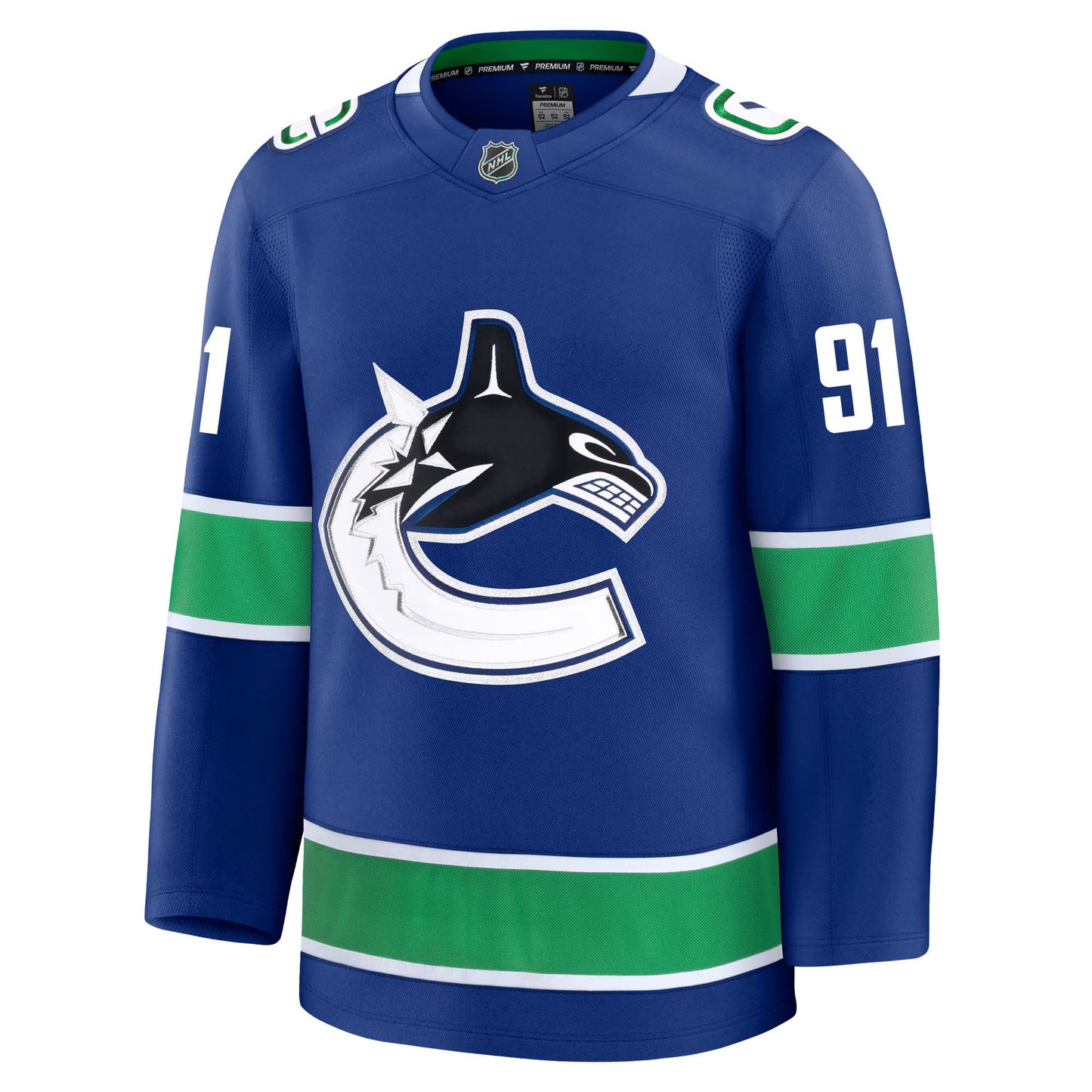 Evander Kane Vancouver Canucks Fanatics Premium Home Jersey