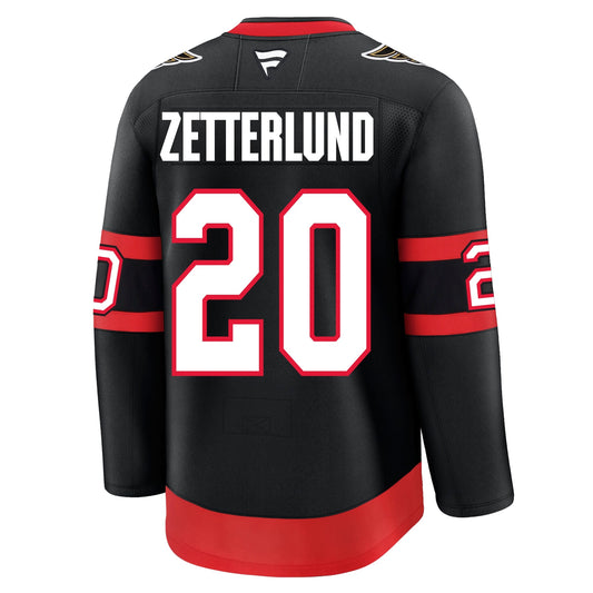 Fabian Zetterlund Ottawa Senators Fanatics Premium Home Jersey