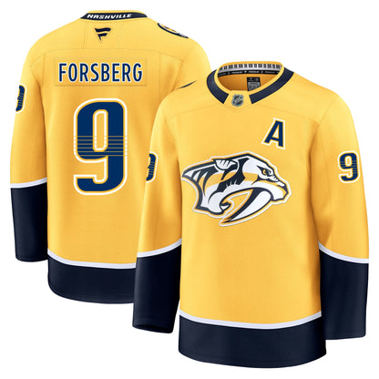 Filip Forsberg Nashville Predators Fanatics Premium Home Jersey
