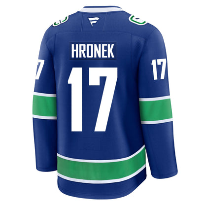 Filip Hronek Vancouver Canucks Fanatics Premium Home Jersey