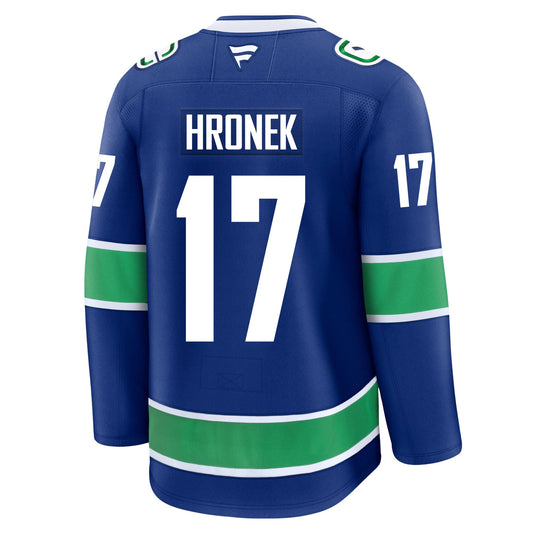 Filip Hronek Vancouver Canucks Fanatics Premium Home Jersey