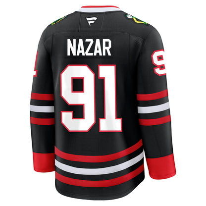 Frank Nazar Chicago Blackhawks Fanatics Alternate Premium Jersey