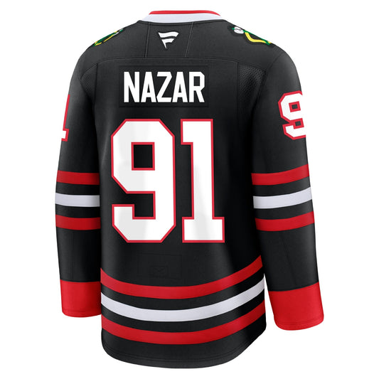 Frank Nazar Chicago Blackhawks Fanatics Alternate Premium Jersey