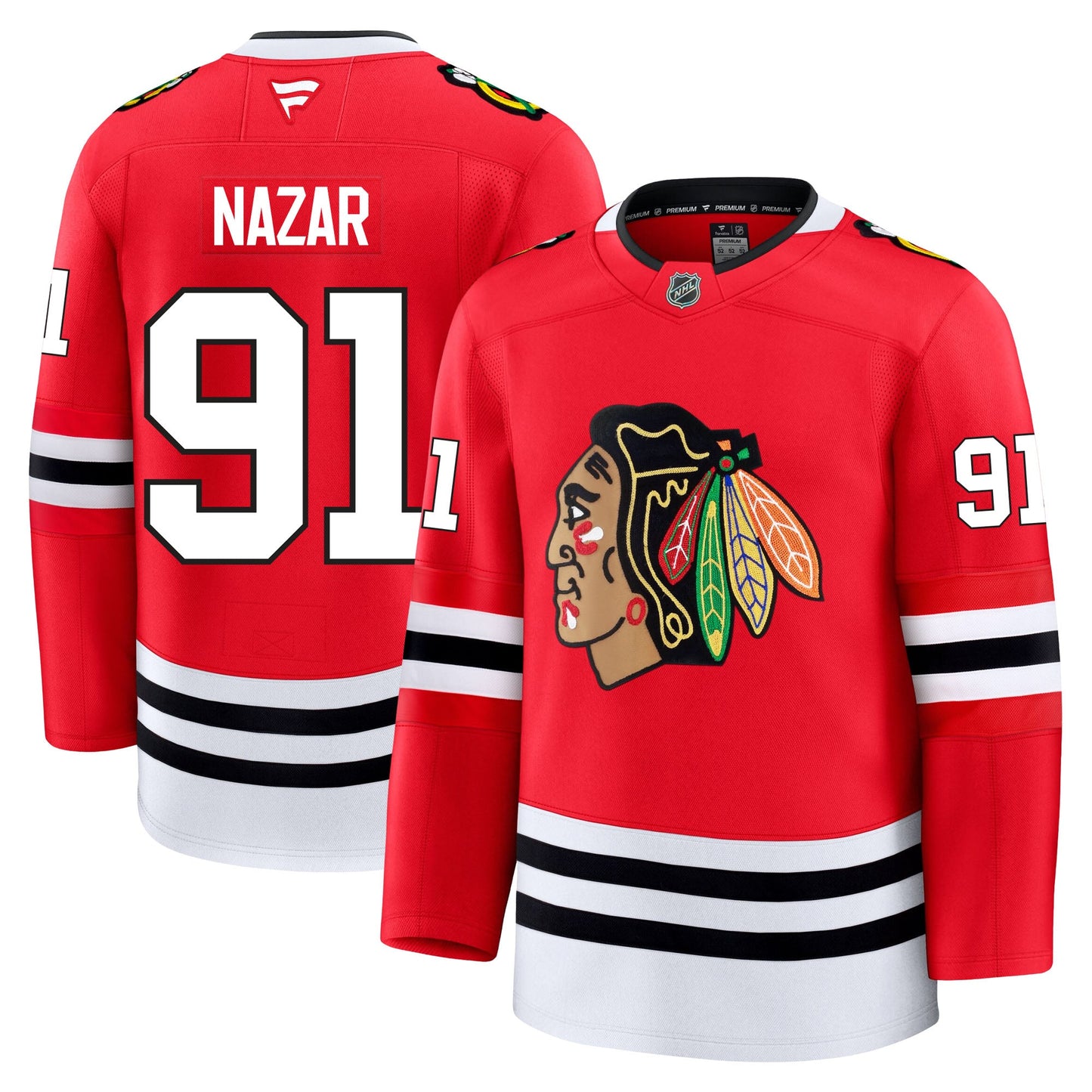 Frank Nazar Chicago Blackhawks Fanatics Premium Home Jersey