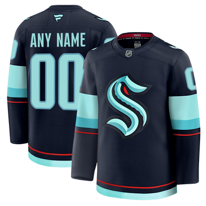 Customizable Seattle Kraken 2024 Fanatics Premium Official NHL HOME Jersey