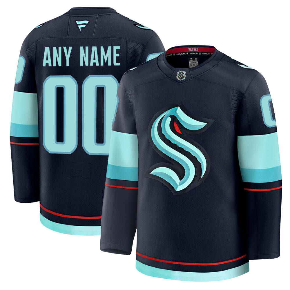 PRE-ORDER ONLY Customizable Seattle Kraken 2024 Fanatics Premium Official NHL Jersey