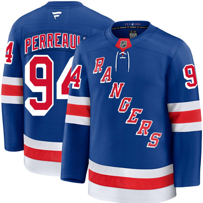 Gabe Perreault New York Rangers Fanatics Premium Home Jersey