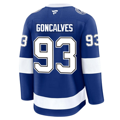 Gage Goncalves Tampa Bay Lightning Fanatics Premium Home Jersey