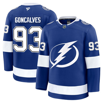 Gage Goncalves Tampa Bay Lightning Fanatics Premium Home Jersey
