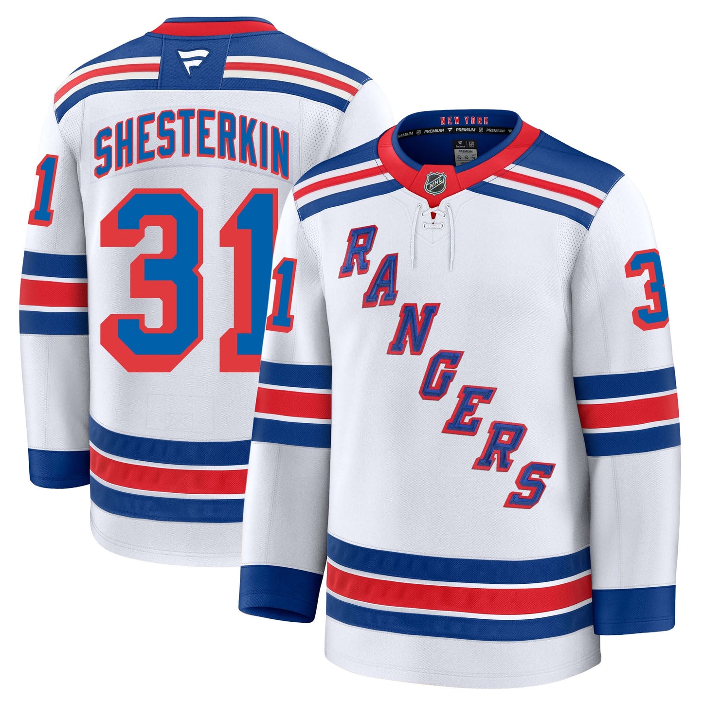 Igor Shesterkin New York Rangers Fanatics Premium Away Jersey
