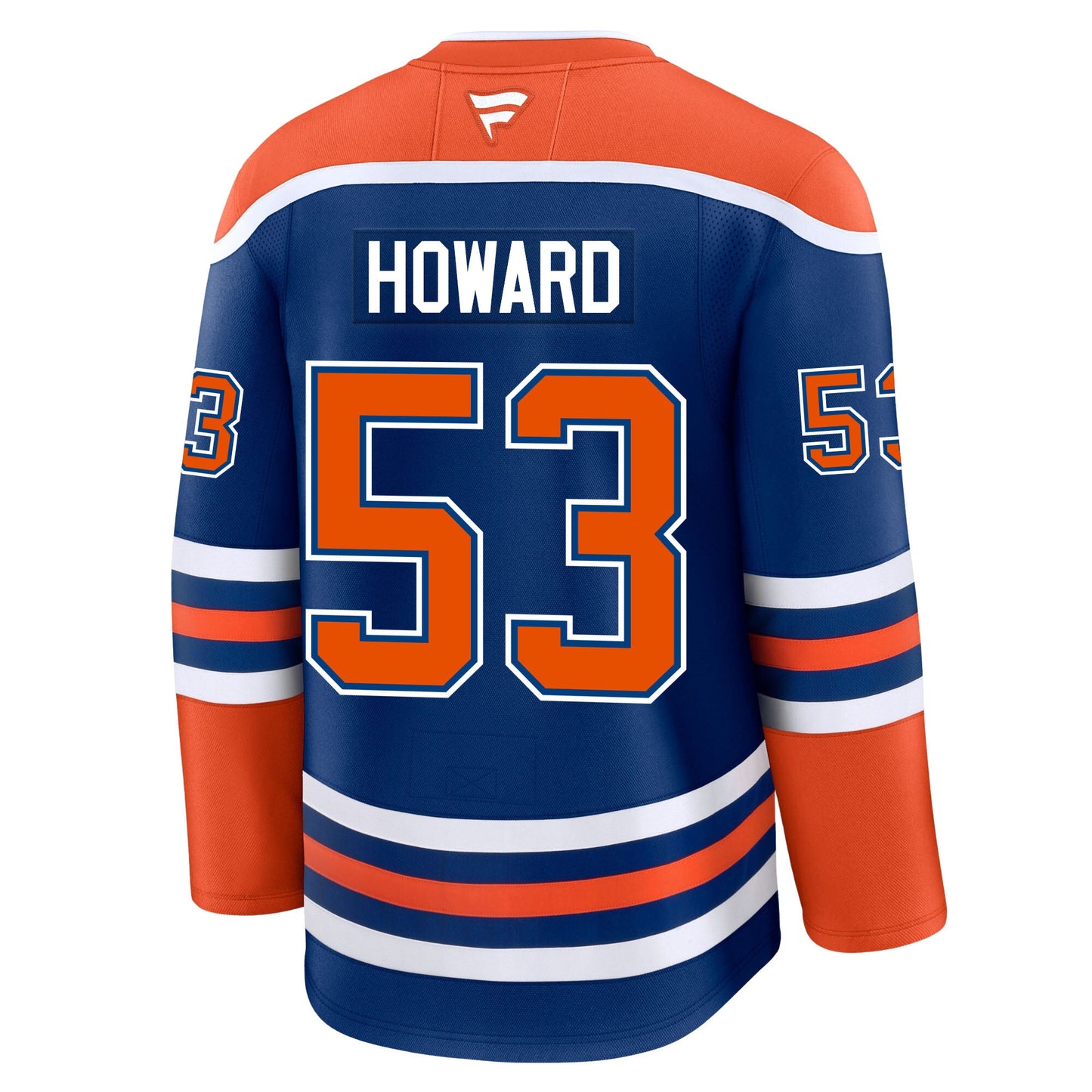 Issac Howard Edmonton Oilers Fanatics Premium Home Jersey