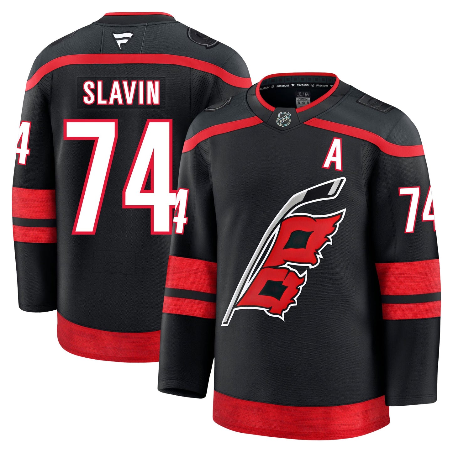 Jaccob Slavin Carolina Hurricanes Fanatics Premium Home Jersey