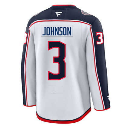 Jack Johnson Columbus Blue Jackets Fanatics Premium Away Jersey