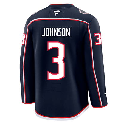 Jack Johnson Columbus Blue Jackets Fanatics Premium Home Jersey
