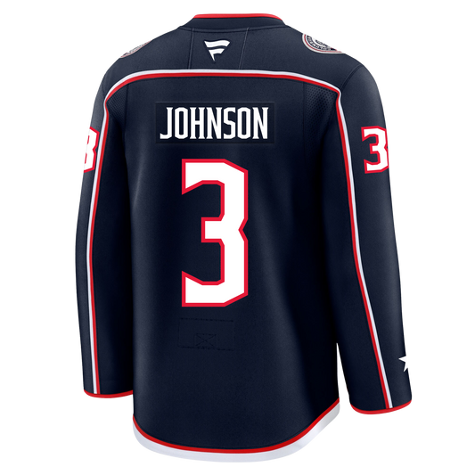 Jack Johnson Columbus Blue Jackets Fanatics Premium Home Jersey