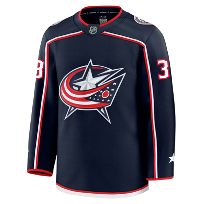 Jack Johnson Columbus Blue Jackets Fanatics Premium Home Jersey
