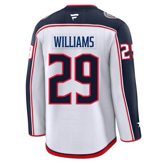Jack Williams Columbus Blue Jackets Fanatics Premium Away Jersey