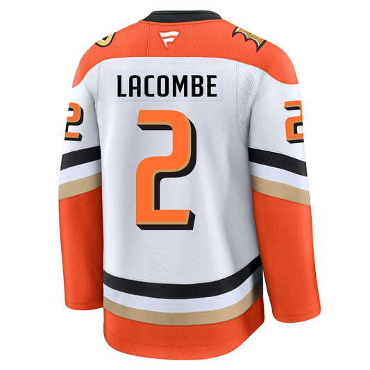 Jackson LaCombe Anaheim Ducks Fanatics Premium Away Jersey