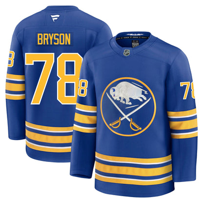 Jacob Bryson Buffalo Sabres Fanatics Premium Home Jersey