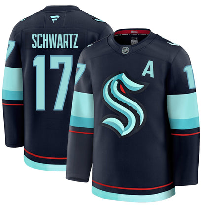 Jaden Schwartz Seattle Kraken Fanatics Premium Home Jersey