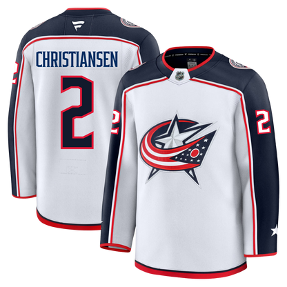 Jake Christiansen Columbus Blue Jackets Fanatics Premium Away Jersey