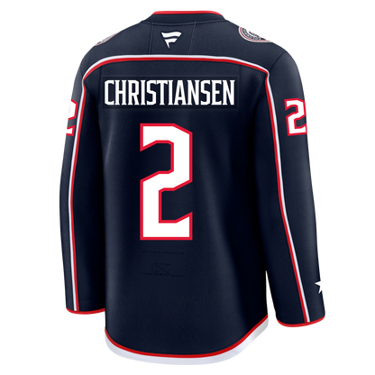 Jake Christiansen Columbus Blue Jackets Fanatics Premium Home Jersey