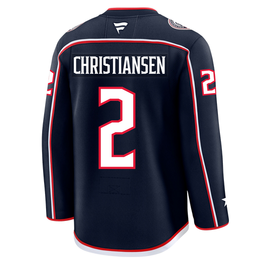 Jake Christiansen Columbus Blue Jackets Fanatics Premium Home Jersey