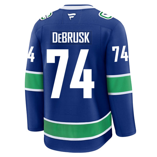 Jake Debrusk Vancouver Canucks Fanatics Premium Home Jersey