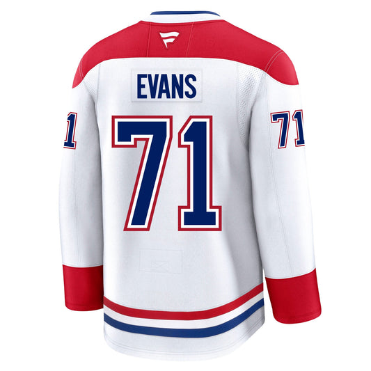 Jake Evans Montreal Canadiens Fanatics Premium Away Jersey