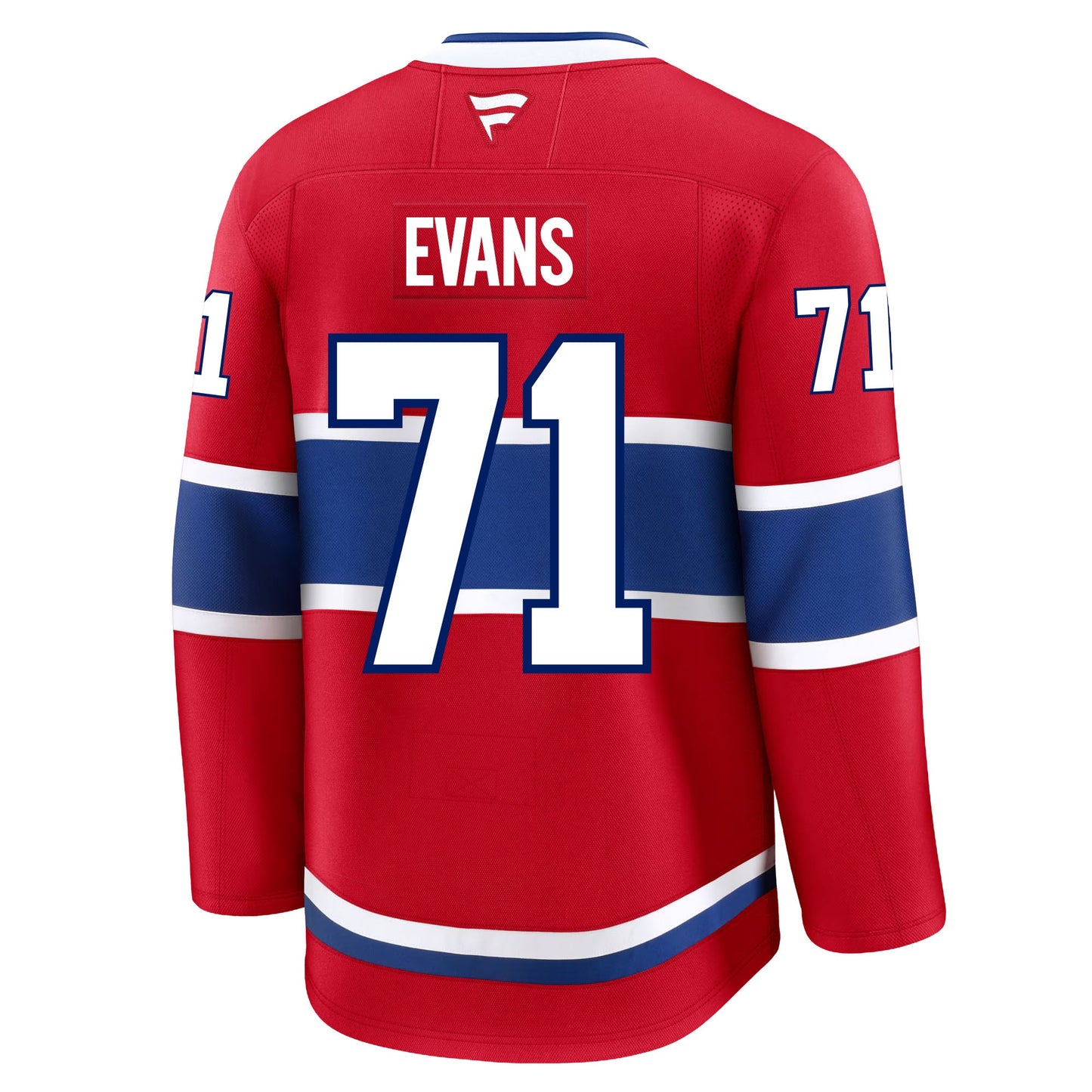 Jake Evans Montreal Canadiens Fanatics Premium Home Jersey