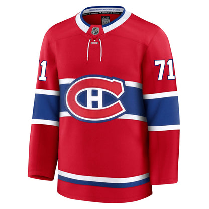 Jake Evans Montreal Canadiens Fanatics Premium Home Jersey