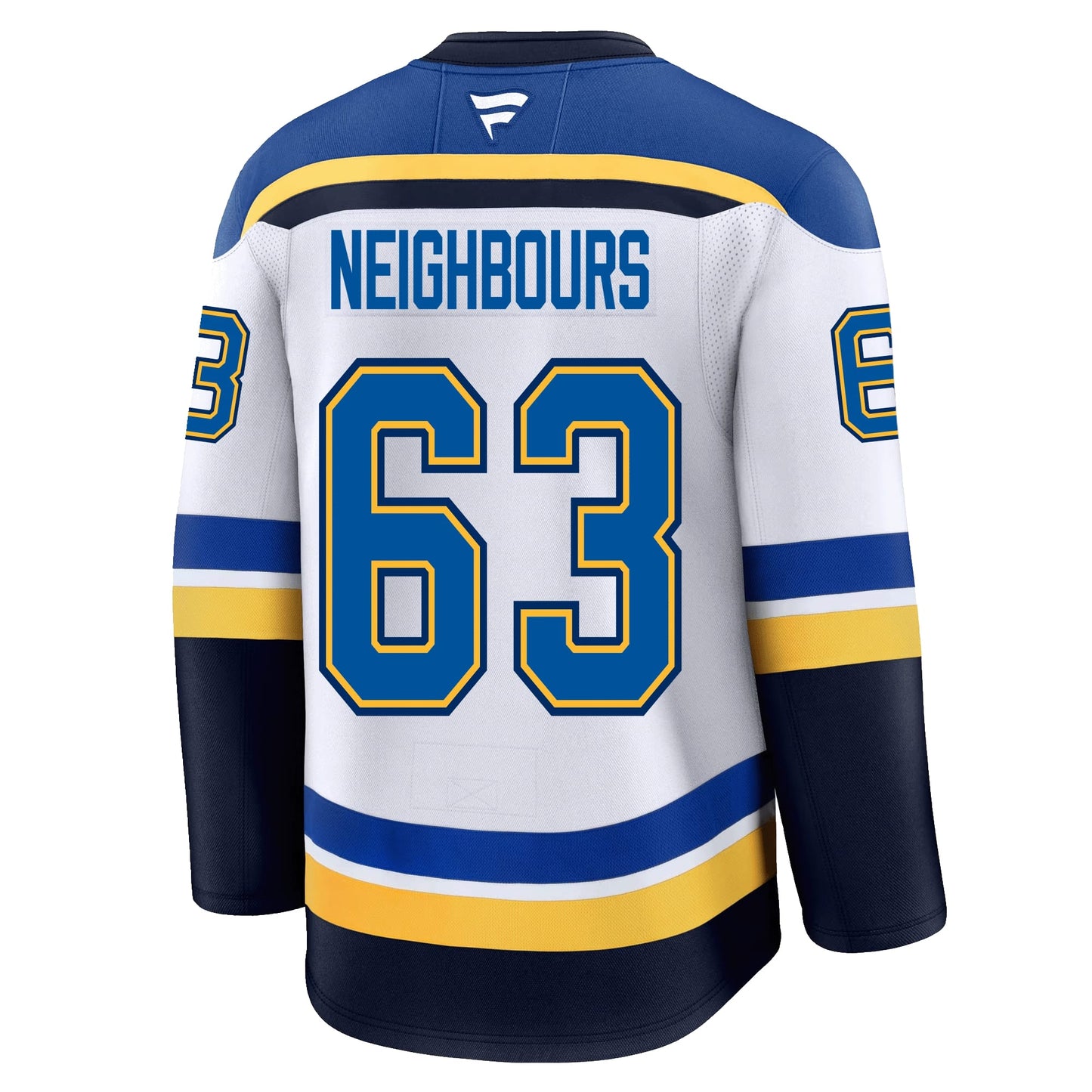 Jake Neighbours St. Louis Blues Fanatics Premium Away Jersey