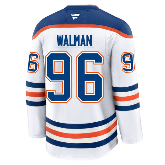 Jake Walman Edmonton Oilers Fanatics Premium Away Jersey